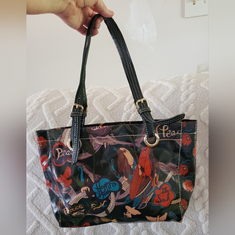 Sakroots Birds print Nature Peace printed purse